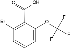 2-Bromo-6-(trifluoromethoxy)benzoic acid structure, CAS 403646-46-8