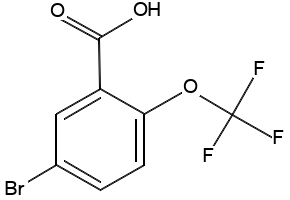 5-Bromo-2-(trifluoromethoxy)benzoic acid structure, CAS 403646-47-9