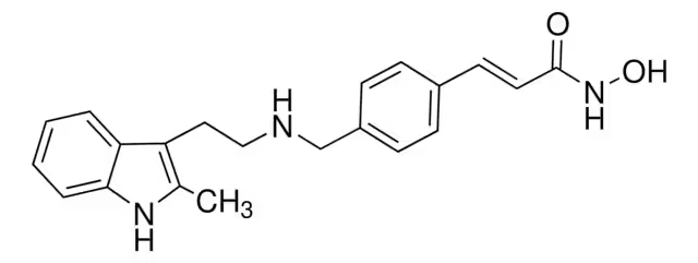 Panobinostat structure, CAS 404950-80-7