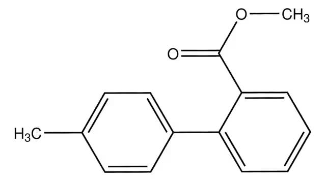 4'-Formyl-2'-methoxybiphenyl-4-carboxylic acid methyl ester structure, CAS 406233-36-1