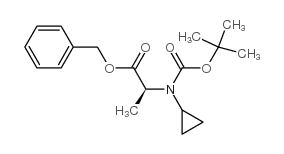 N-Boc-(S)-cyclopropylalanine benzyl ester structure, CAS 406681-37-6