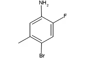 4-Bromo-2-fluoro-5-methylaniline structure, CAS 418762-26-2