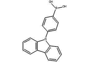 4-(9H-Carbozol-9-yl)phenylboronic acid structure, CAS 419536-33-7