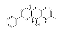 4,6-O-Benzylidene-N-acetyl-D-galactosamine structure, CAS 420118-03-2