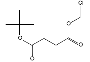 Chloromethyl tert-butyl succinate structure, CAS 432037-43-9