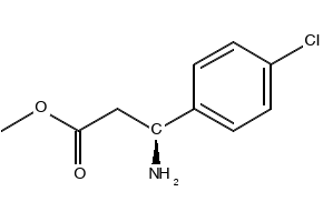 Methyl (S)-3-acetamido-3-(4-chlorophenyl)propanoate structure, CAS 434957-75-2