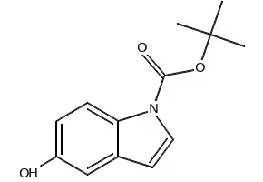 1-Boc-5-hydroxyindole structure, CAS 434958-85-7