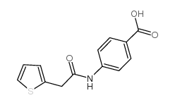 4-[(Thien-2-ylacetyl)amino]benzoic acid structure, CAS 436088-76-5