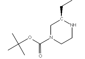 (R)-1-Boc-3-ethylpiperazine structure, CAS 438050-08-9