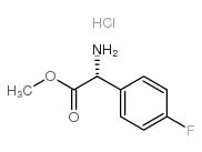 Methyl D-2-(4-fluorophenyl)glycinate hydrochloride structure, CAS 439213-22-6