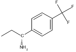 (R)-1-[4-(Trifluoromethyl)phenyl]propylamine structure, CAS 439811-20-8