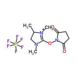 O-Succinimidyl-1,3-dimethylpropyleneuronium hexafluorophosphate structure, CAS 443305-33-7