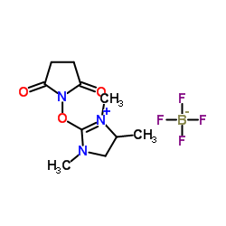 O-Succinimidyl-1,3-dimethylpropyleneuronium tetrafluoroborate structure, CAS 443305-34-8