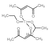 Bis(acetylactonate) ethoxide isopropoxide titanium structure, CAS 445398-76-5