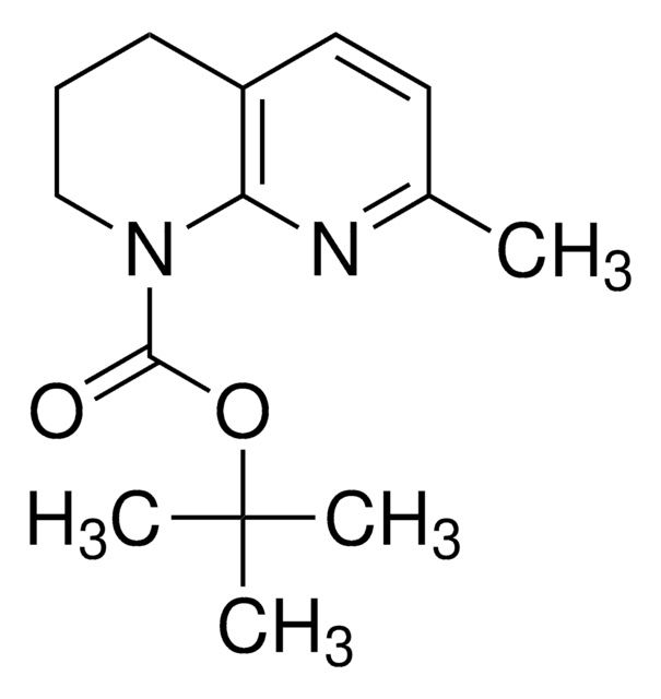 1-[(tert-Butoxy)carbonyl]-3,4-dihydro-1,8-naphthyridine-7(2H)-acetic acid structure, CAS 445492-19-3