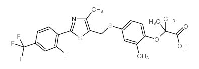 Sodelglitazar structure, CAS 447406-78-2