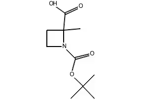 2-Methyl-1,2-azetidinedicarboxylic acid 1-(1,1-dimethylethyl) ester structure, CAS 449758-77-4