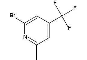 2-Bromo-6-methyl-4-trifluoromethylpyridine structure, CAS 451459-17-9