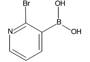 2-Bromopyridine-3-boronic acid structure, CAS 452972-08-6
