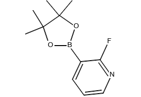 2-Fluoropyridine-3-boronic acid pinacol ester structure, CAS 452972-14-4