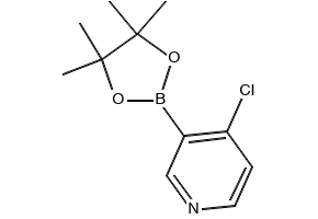 4-Chloropyridine-3-boronic acid pinacol ester structure, CAS 452972-15-5
