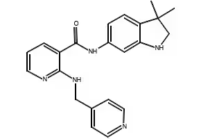 Motesanib structure, CAS 453562-69-1