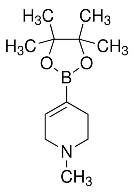 1-Methyl-1,2,3,6-tetrahydropyridine-4-boronic acid pinacol ester structure, CAS 454482-11-2