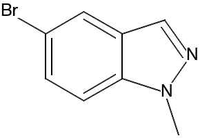 5-Bromo-1-mehtyl-1H-indazole structure, CAS 465529-57-1