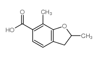 2,7-Dimethyl-2,3-dihydrobenzofuran-6-carboxylic acid structure, CAS 467427-84-5