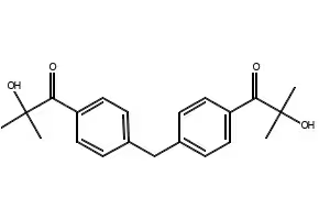 1,1'-(Methylene-di-4,1-phenylene)bis[2-hydroxy-2-methyl-1-propanone] structure, CAS 474510-57-1