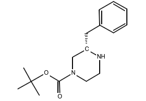 (S)-1-Boc-3-benzylpiperazine structure, CAS 475272-55-0
