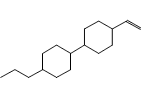 4-Propyldicyclohexylethylene structure, CAS 477557-80-5