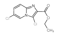 Ethyl 3,6-dichloroimidazo[1,2-a]pyridine-2-carboxylate structure, CAS 478040-91-4