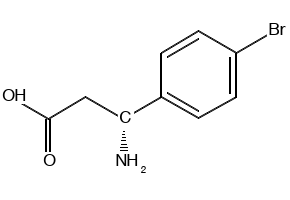 (R)-3-Amino-3-(4-bromophenyl)propionic acid structure, CAS 479074-63-0