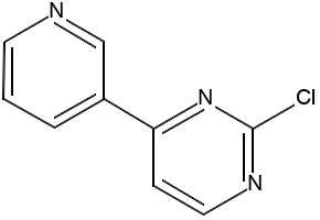 4-(3-Pyridyl)-2-chloropyrimidine structure, CAS 483324-01-2