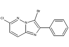 6-Chloro-3-nitroso-2-phenylimidazo[1,2-b]pyridazine structure, CAS 483367-60-8