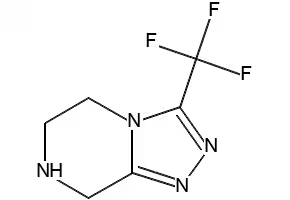 3-(Trifluoromethyl)-1,2,4-triazolo[4,3-a]pyrazine structure, CAS 486460-20-2