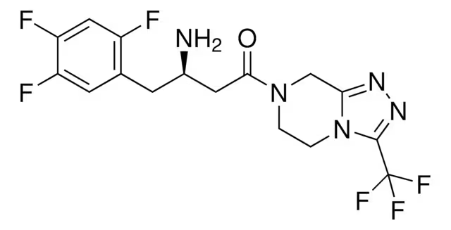 Sitagliptin structure, CAS 486460-32-6