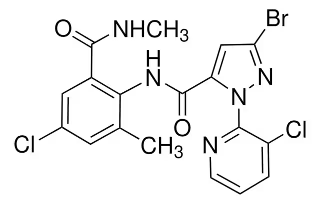 Chlorantraniliprole structure, CAS 500008-45-7