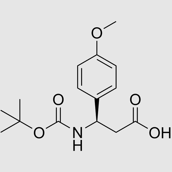Boc-beta-(R)-4-methoxyphenylalanine structure, CAS 500788-87-4