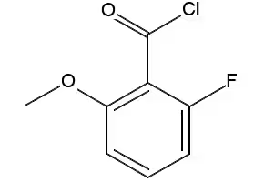 2-Fluoro-6-methoxybenzoyl chlorid structure, CAS 500912-12-9
