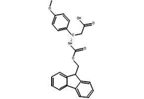 Fmoc-beta-(S)-4-methoxyphenylalanine structure, CAS 501015-30-1