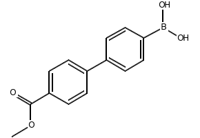 4'-(Methoxycarbonyl)biphenyl-4-ylboronic acid structure, CAS 501944-43-0
