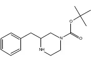 1-Boc-3-Benzylpiperazine structure, CAS 502649-29-8