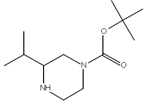 1-Boc-3-isopropylpiperazine structure, CAS 502649-32-3