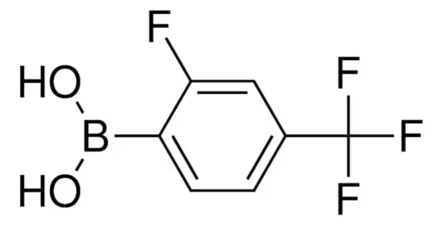 2-Fluoro-4-(trifluoromethyl)phenylboronic acid structure, CAS 503309-11-3