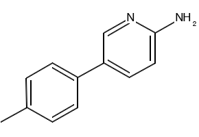 5-(4-Methylphenyl)-2-pyridinamine structure, CAS 503536-74-1