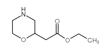 Ethyl 2-(morpholin-2-yl)acetate structure, CAS 503601-25-0