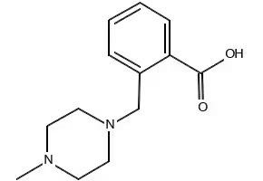2-(4-Methylpiperazin-1-ylmethyl)benzoic acid structure, CAS 514209-40-6