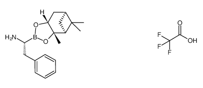 (3aS,4S,6S,7aR)-Hexahydro-3a,5,5-trimethyl-alpha-(phenylmethyl)-4,6-methano-1,3,2-benzodioxaborole-2-methanamine trifluoroacetate structure, CAS 514820-49-6